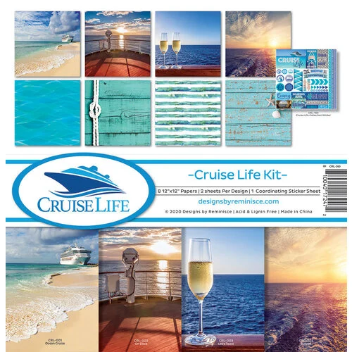 Reminisce - Cruise Life Collection - 12 x 12 Collection Kit 1 Reminisce - Cruise Life Collection - 12 x 12 Collection Kit