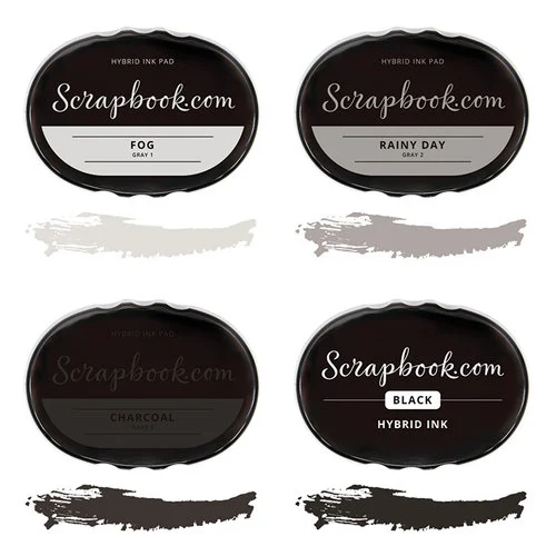 Scrapbook.com - Premium Hybrid Ink Pad Kit - Gray Group 1 Scrapbook.com - Premium Hybrid Ink Pad Kit - Gray Group