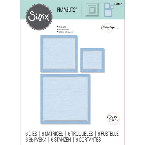 Sizzix - Framelits Dies - Square Frames 1 Sizzix - Framelits Dies - Square Frames