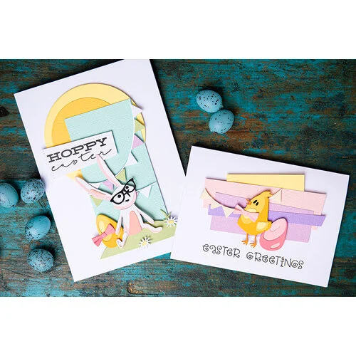 Sizzix - Tim Holtz - Thinlits Dies - Vault Bunny and Chick 4 Sizzix - Tim Holtz - Thinlits Dies - Vault Bunny and Chick