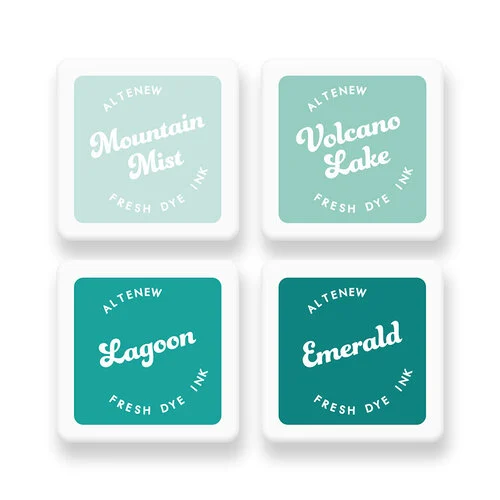 Altenew - Fresh Dye Ink Pad - Mini Cube Set- Sea Shore 1 Altenew - Fresh Dye Ink Pad - Mini Cube Set- Sea Shore