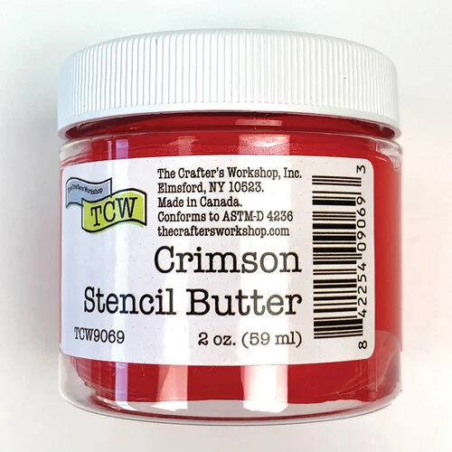 The Crafter's Workshop - Stencil Butter - Crimson