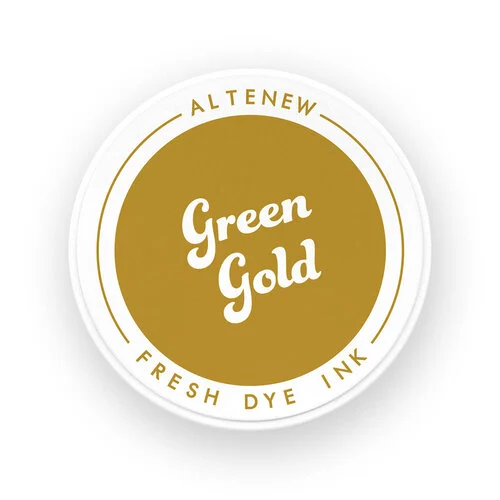 Altenew - Fresh Dye Ink Pad - Green Gold 1 Altenew - Fresh Dye Ink Pad - Green Gold