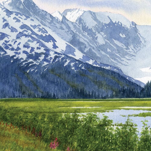 Scrapbook Customs - 12 x 12 Paper Pack - Alaska 12 Scrapbook Customs - 12 x 12 Paper Pack - Alaska