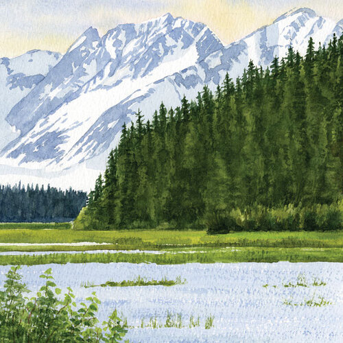 Scrapbook Customs - 12 x 12 Paper Pack - Alaska 13 Scrapbook Customs - 12 x 12 Paper Pack - Alaska