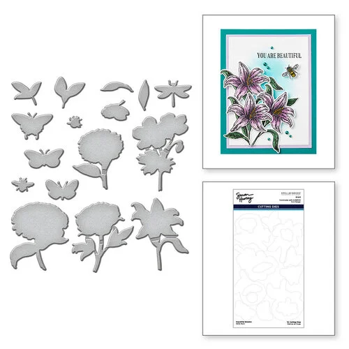 Spellbinders - Simon Hurley - Etched Dies - Beautiful Blooms 1 Spellbinders - Simon Hurley - Etched Dies - Beautiful Blooms
