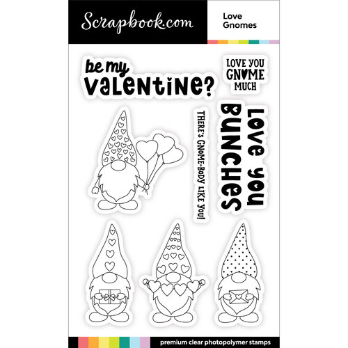 Scrapbook.com - Love Gnomes Bundle - Dies, Paper, Stamp 2 Scrapbook.com - Love Gnomes Bundle - Dies, Paper, Stamp
