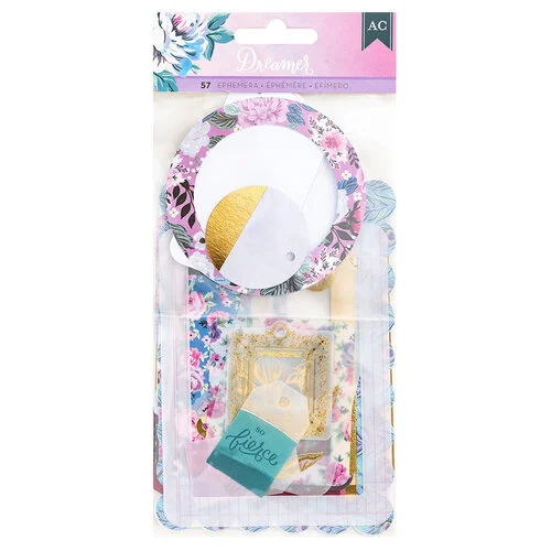 American Crafts - Dreamer Collection - Ephemera - Journaling 1 American Crafts - Dreamer Collection - Ephemera - Journaling