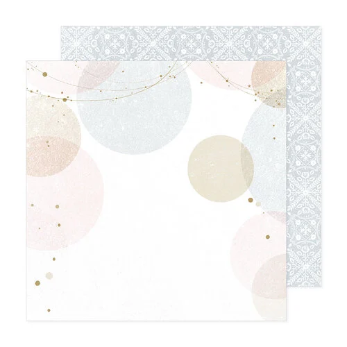 American Crafts - A Perfect Match Collection - 12 x 12 Double Sided Paper - Reception 1 American Crafts - A Perfect Match Collection - 12 x 12 Double Sided Paper - Reception