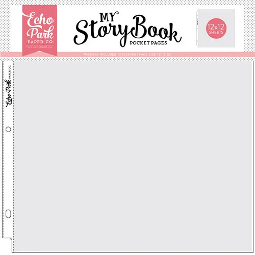 Echo Park - My StoryBook - 12 x 12 Pocket Page - 12 x 12 Pocket - 10 Pack