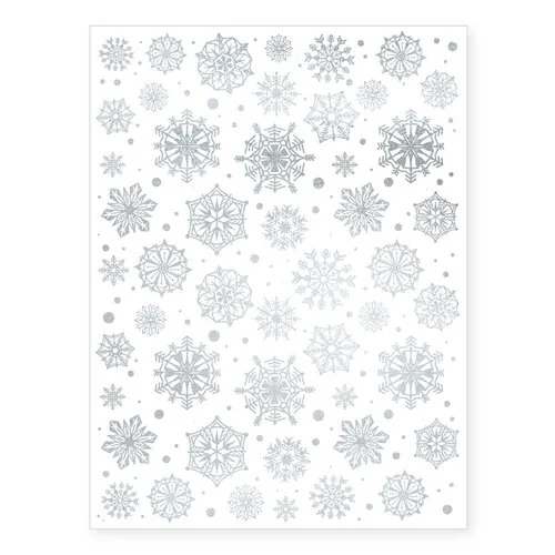 Scrapbook.com - Snowflakes - Metallic Rub-On Transfers - Gold and Silver - 6x8 - 2 Sheets 3 Scrapbook.com - Snowflakes - Metallic Rub-On Transfers - Gold and Silver - 6x8 - 2 Sheets
