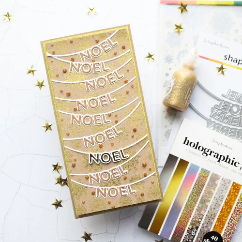 Scrapbook.com - Snowflakes - Metallic Rub-On Transfers - Gold and Silver - 6x8 - 2 Sheets 9 Scrapbook.com - Snowflakes - Metallic Rub-On Transfers - Gold and Silver - 6x8 - 2 Sheets