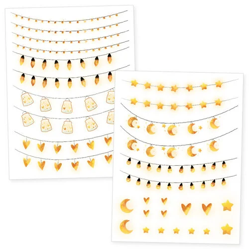 Scrapbook.com - Lights and Lanterns - Rub-On Transfers - 6x8 - 2 Sheets 1 Scrapbook.com - Lights and Lanterns - Rub-On Transfers - 6x8 - 2 Sheets