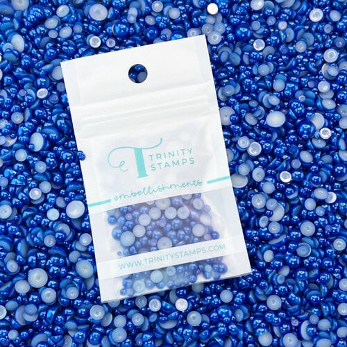 Trinity Stamps - Embellishment Mix - Baubles - Royal Blue 1 Trinity Stamps - Embellishment Mix - Baubles - Royal Blue