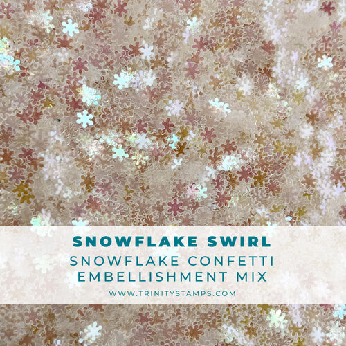 Trinity Stamps - Embellishment Mix - Confetti - Snowflake Swirl 2 Trinity Stamps - Embellishment Mix - Confetti - Snowflake Swirl
