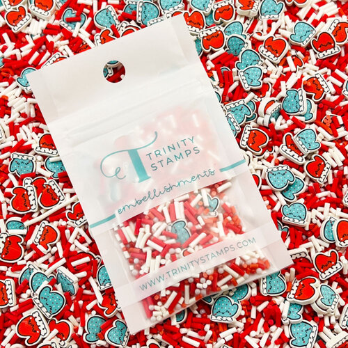 Trinity Stamps - Embellishment Mix - Clay - Mini Mittens 1 Trinity Stamps - Embellishment Mix - Clay - Mini Mittens