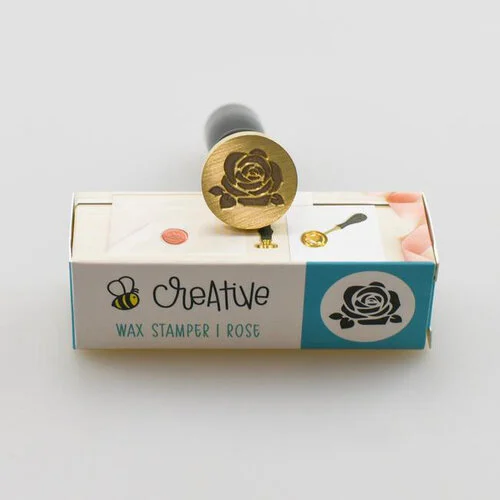 Honey Bee Stamps - Sealed With Love Collection - Bee Creative - Wax Stamper - Rose