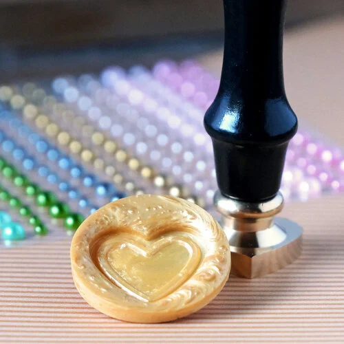 Honey Bee Stamps - Bee Creative - Wax Stamper - Heart Frame