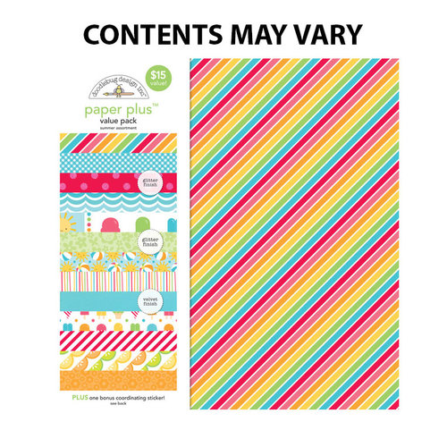 Doodlebug Design - Paper Plus Value Pack - Summer 1 Doodlebug Design - Paper Plus Value Pack - Summer