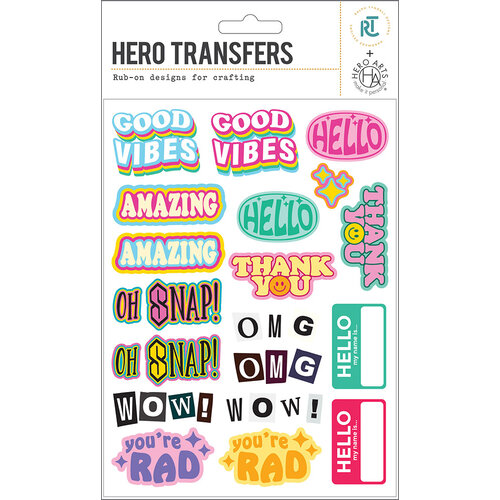 Hero Arts - Ralph Tyndall - Hero Transfers - Notebook Messages 1 Hero Arts - Ralph Tyndall - Hero Transfers - Notebook Messages