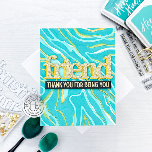 Hero Arts - Stencils - Marbling 5 Hero Arts - Stencils - Marbling
