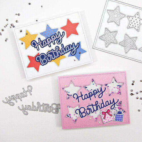 Pretty Pink Posh - Dies - Star