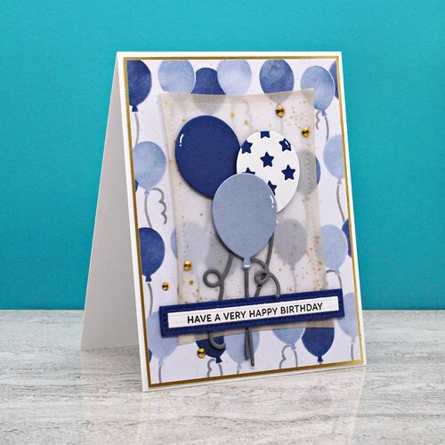 Pretty Pink Posh - Layering Stencils - Balloons