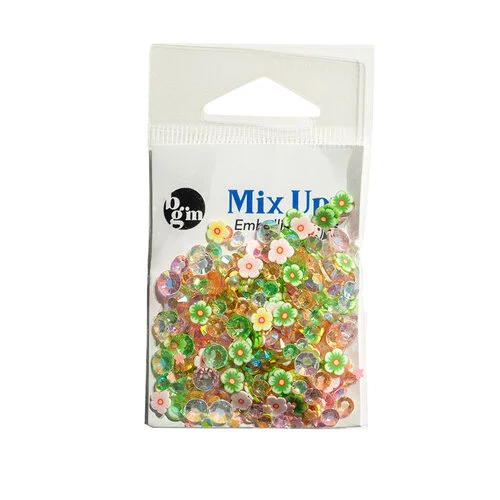 Buttons Galore and More - Mix Upz Collection - Embellishments - Spring Florals