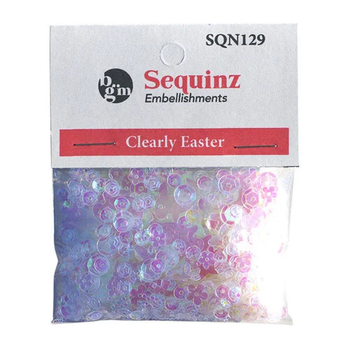 Buttons Galore and More - Sequinz Collection - Embellishments - Clearly Easter