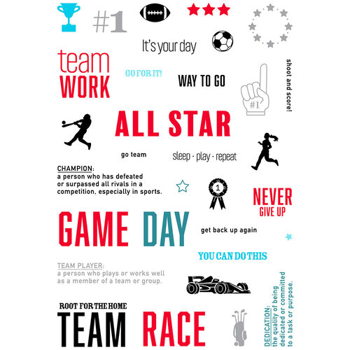 LDRS Creative - Clear Photopolymer Stamps - All Star