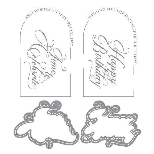 LDRS Creative - Impress-ion Press and Foil Plates - Arches Celebrate