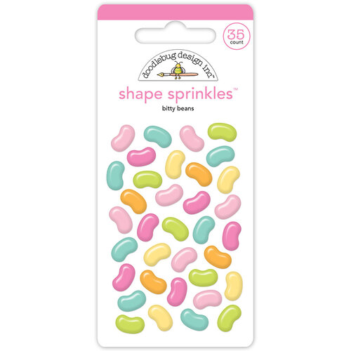 Doodlebug Design - Bunny Hop Collection - Shape Sprinkles - Bitty Beans 1 Doodlebug Design - Bunny Hop Collection - Shape Sprinkles - Bitty Beans