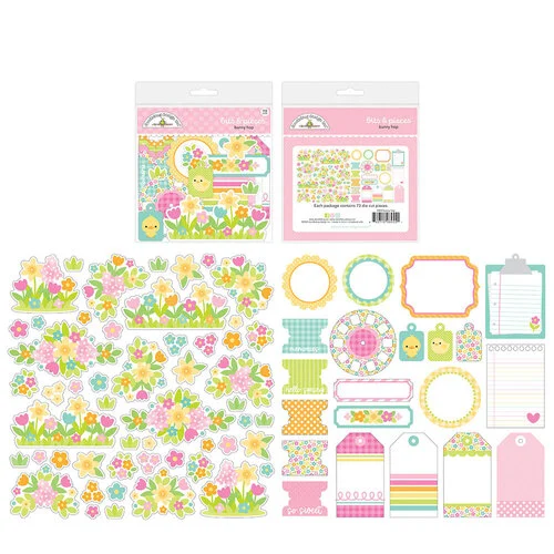 Doodlebug Design - Bunny Hop Collection - Ephemera - Bits And Pieces 1 Doodlebug Design - Bunny Hop Collection - Ephemera - Bits And Pieces