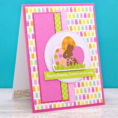 Doodlebug Design - Bunny Hop Collection - 12 x 12 Double Sided Paper - Carrot Patch