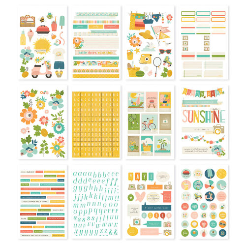 Simple Stories - Summer Snapshots Collection - Sticker Book 2 Simple Stories - Summer Snapshots Collection - Sticker Book