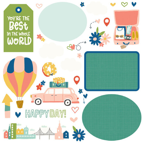 Simple Stories - Pack Your Bags Collection - Simple Cards - Card Kit 4 Simple Stories - Pack Your Bags Collection - Simple Cards - Card Kit