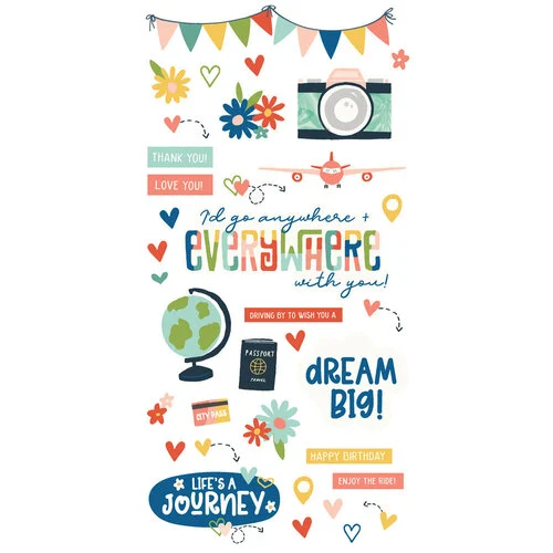 Simple Stories - Pack Your Bags Collection - Simple Cards - Card Kit 6 Simple Stories - Pack Your Bags Collection - Simple Cards - Card Kit