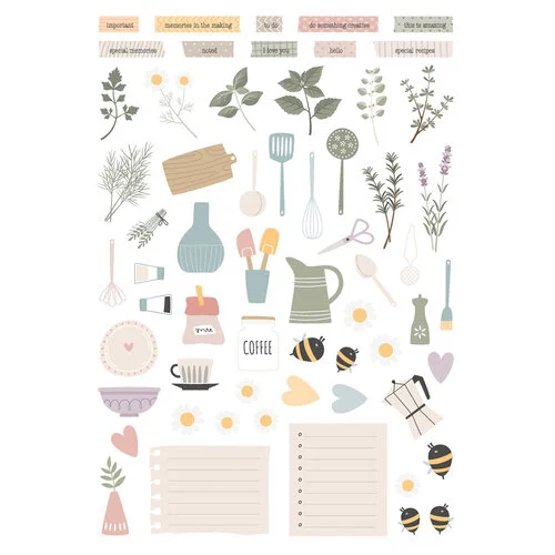 ModaScrap - Die Cuts - Herbs And Flowers