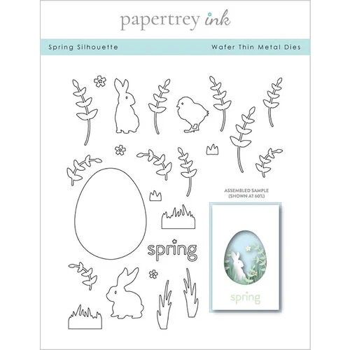 Papertrey Ink - Metal Dies - Spring Silhouette