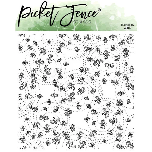 Picket Fence Studios - Clear Photopolymer Stamps - Buzzing By 1 Picket Fence Studios - Clear Photopolymer Stamps - Buzzing By