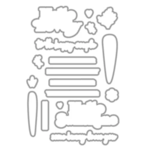 Scrapbook.com - Coordinating Die Set - Market Bloom - Hello Spring