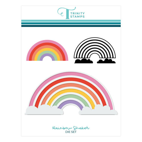 Trinity Stamps - Dies - Rainbow Shaker 1 Trinity Stamps - Dies - Rainbow Shaker