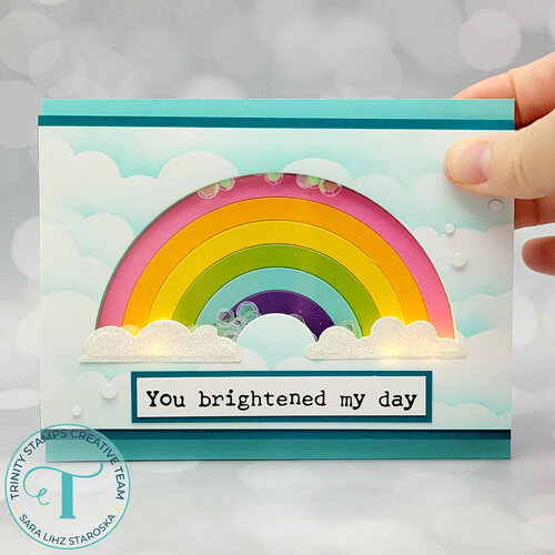 Trinity Stamps - Dies - Rainbow Shaker 4 Trinity Stamps - Dies - Rainbow Shaker