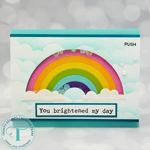 Trinity Stamps - Dies - Rainbow Shaker 5 Trinity Stamps - Dies - Rainbow Shaker