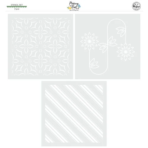 Pinkfresh Studio - Making the Best of It Collection - Stencil Set 1 Pinkfresh Studio - Making the Best of It Collection - Stencil Set