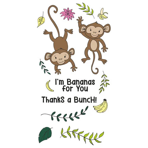 Sizzix - Catherine Pooler Designs - Clear Stamps - Going Bananas 1 Sizzix - Catherine Pooler Designs - Clear Stamps - Going Bananas