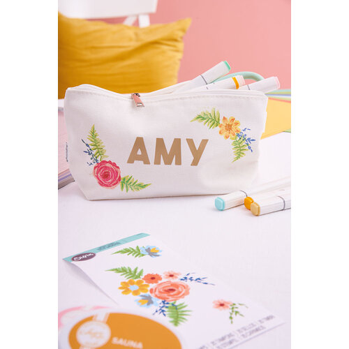 Sizzix - Clear Stamps - Painted Florals 3 Sizzix - Clear Stamps - Painted Florals