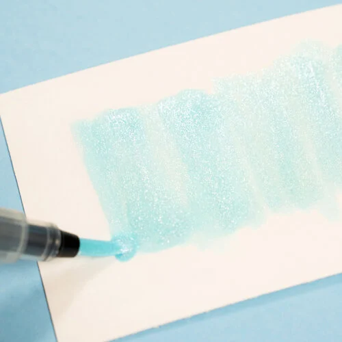 Scrapbook.com - Glitter Brush Marker Set - Blues - 2 Pack 5 Scrapbook.com - Glitter Brush Marker Set - Blues - 2 Pack