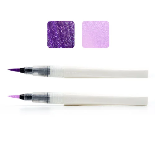 Scrapbook.com - Glitter Brush Marker Set - Purples - 2 Pack 1 Scrapbook.com - Glitter Brush Marker Set - Purples - 2 Pack