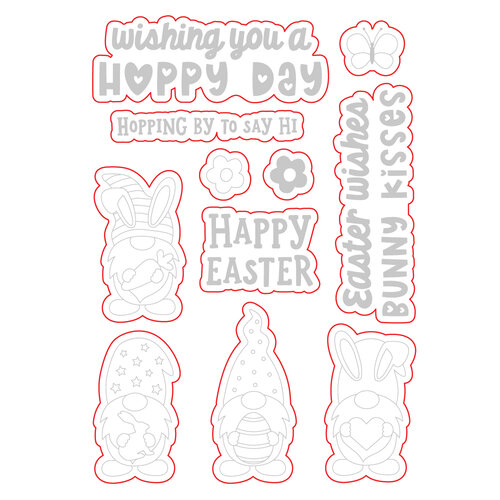 Scrapbook.com - Easter Gnomes Bundle - Dies, Paper, Stamp 3 Scrapbook.com - Easter Gnomes Bundle - Dies, Paper, Stamp